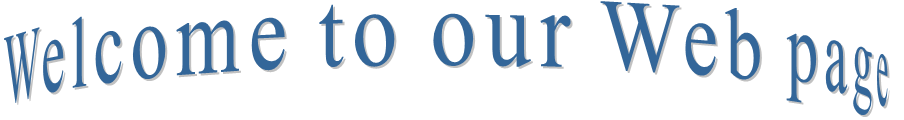 Welcome to our Web page